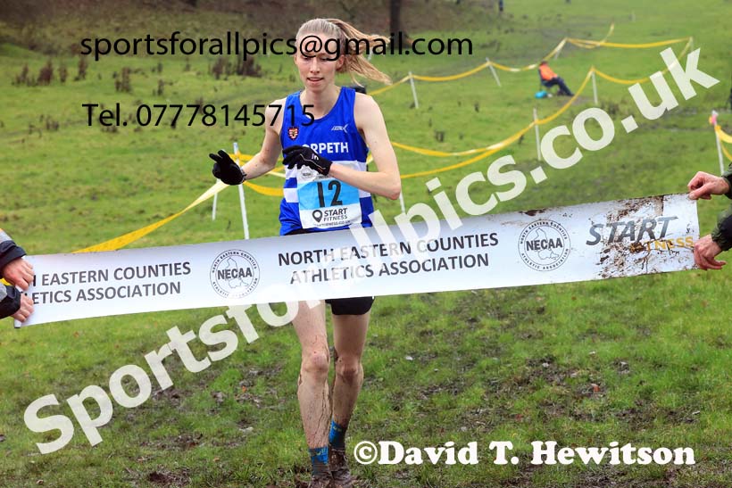 Womens Senior and Womens Masters 2023 NECAA Cross Country Relays, Thornley Hall Farm, Peterlee, County Durham. Photo: David T. Hewitson/Sports for All Pics